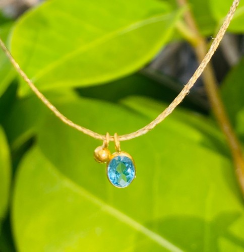 Pippa small blue topaz with - blue,