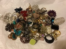 RINGS job lot x 100 silver +