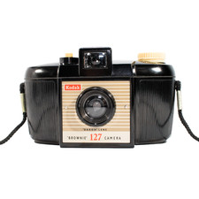 Brownie 127 Bakelite Roll Film Camera from 1950s