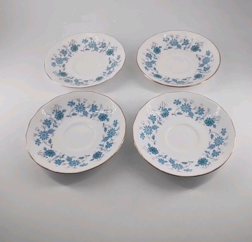 Colclough bone china saucers - colclough,
