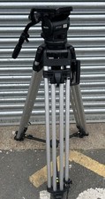 Miller Arrow 25 fluid head with Miller 944 Studio Alu 1-Stage Heavy-Duty tripod