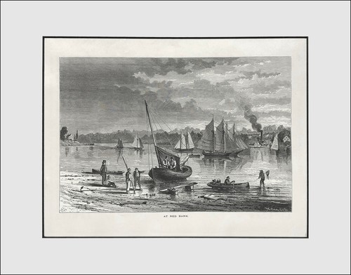 New jersey antique engraving - jersey,