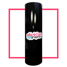 12 Inch X 2M Gloss Black