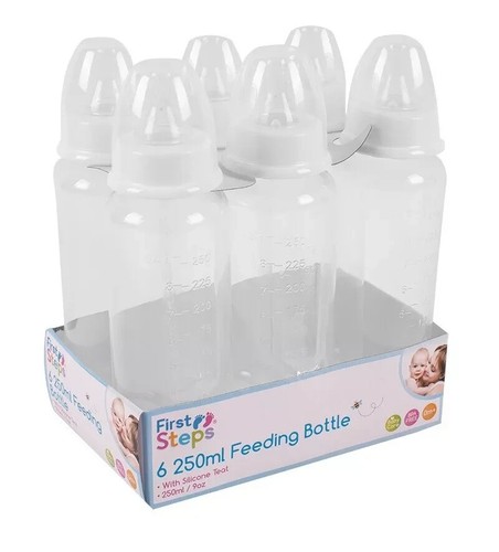 Pack baby feeding bottles - of, 6