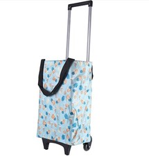 Shopping Trolley Bag with Wheels Foldable Oxford Fabric Cart Falytemow New