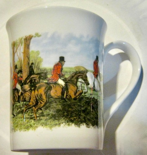 Fox hunting mug england - fox,