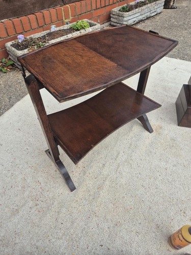 Antique edwardian oak folding - oak,