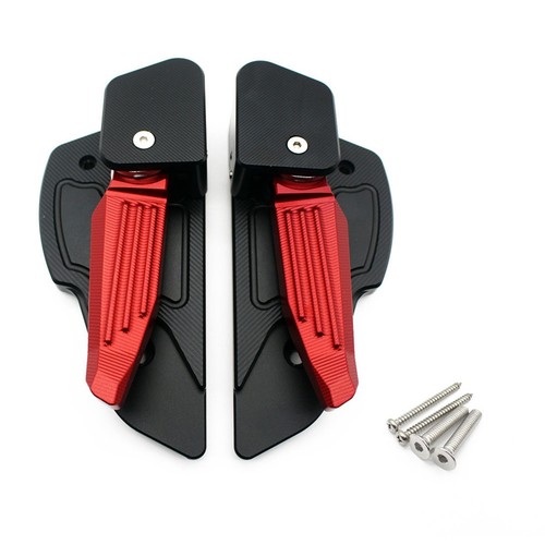 Rear footrests with mounting - rear,