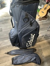Titleist Cart Bag Lightweight Navy 14 Way Divider Rain Cover Strap RRP £219