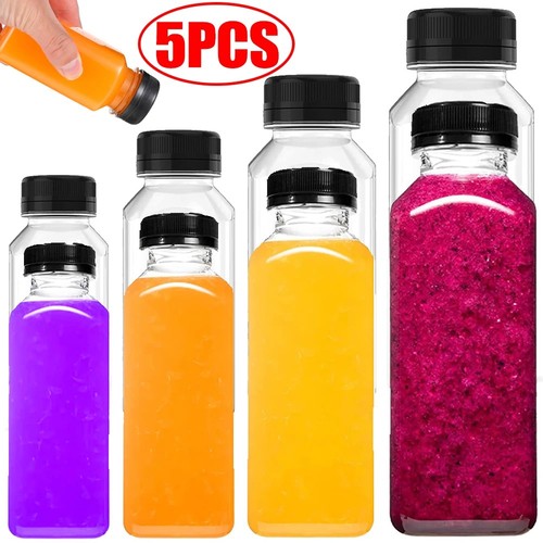 Plastic empty bottles with - empty,