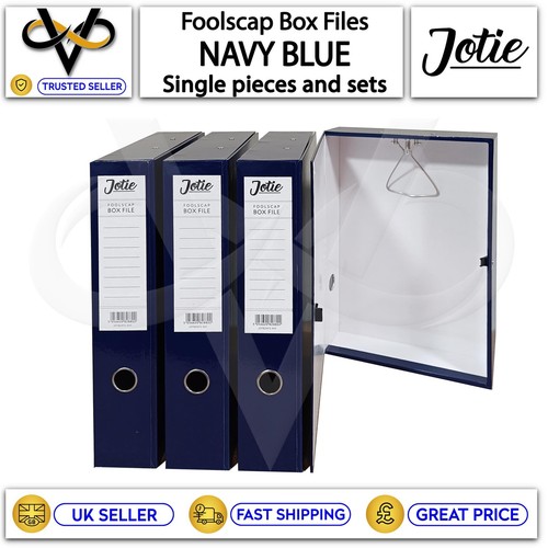 Navy blue foolscap - navy, box