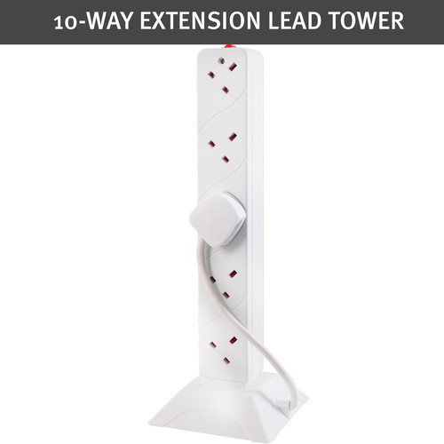Way extension lead tower - 10-way, /