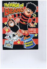 The magic beano sticker - the,