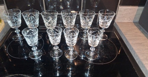 Vintage crystal cut glass - crystal,