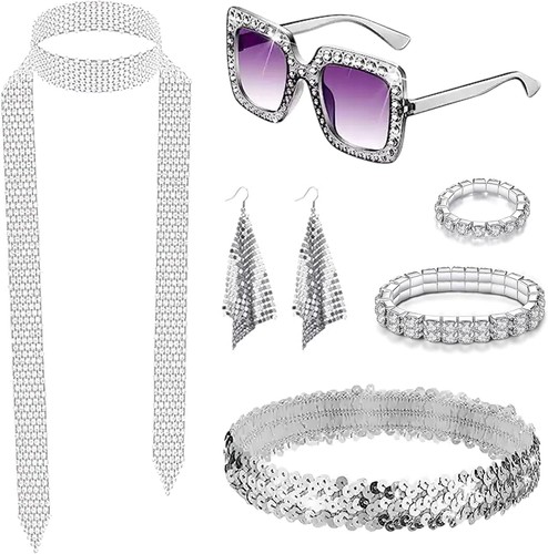 Pcs 70s disco accessories - 6,