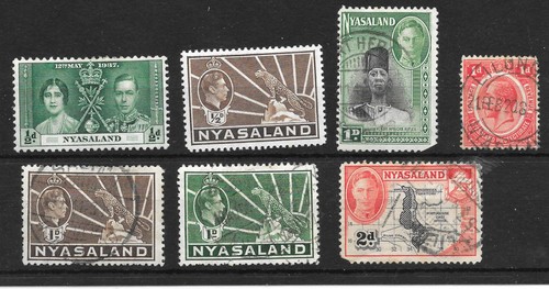 Nyasaland 1913 1938 card - card, of