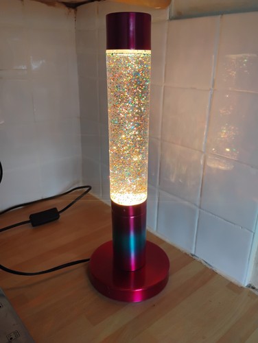 Red lava lamp glitter retro - lava,