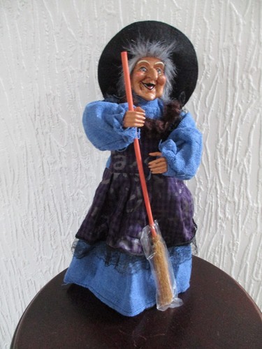 Vintage witch doll - vintage, ornament