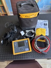Fluke 1735 Power Logger Kit with Probes Leads Accessories in Carry Case working