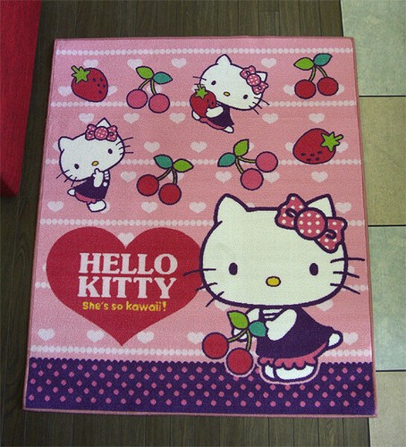 Hello kitty desk - carpet, pink