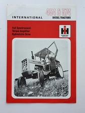 INTERNATIONAL 454 & 574 TRACTOR SALES BROCHURE