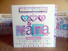 Mum & Nana Nan card Grandma