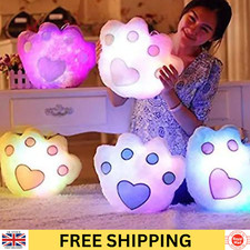 Bear Paw Led Plushy Pillow