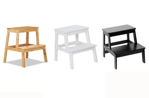 Bamboo step stool - bamboo,