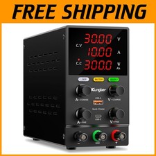 Black DC Bench Power Supply -