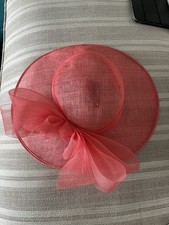 Beautiful Ladies Wedding Ascot Hat Pink New