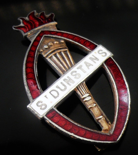 Vintage enamel nursing badge - enamel,