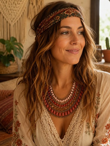 Jaeger statement necklace - jaeger, rust