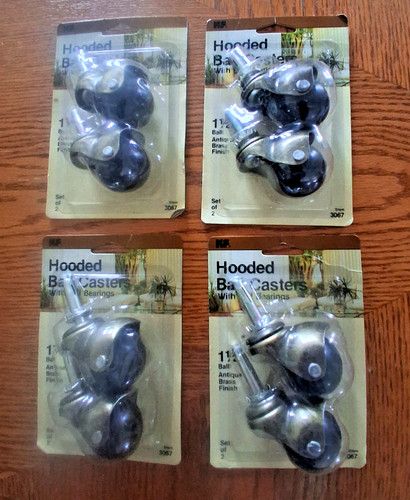 New ball casters with - new,