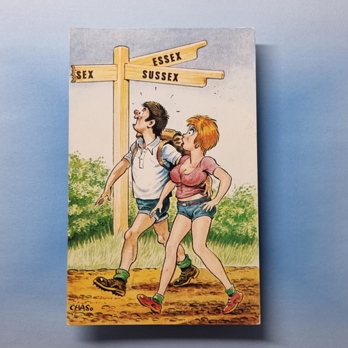 Comic postcard hikers essex - comic,