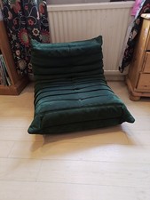 Ligne Roset Togo Mini Armchair Green Alcantara