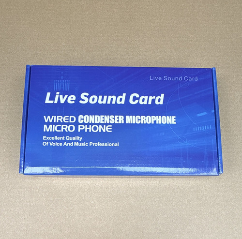 Live sound card - sound, external