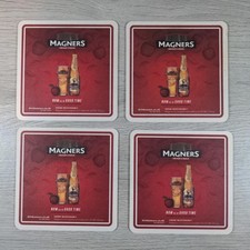 Magners 4 x Beer Mats Pub Bar Coaster Breweriana