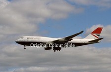 Aircraft Slide - British Airways 'retro' B.747-436 G-CIVB @ LHR 2019      (A102)