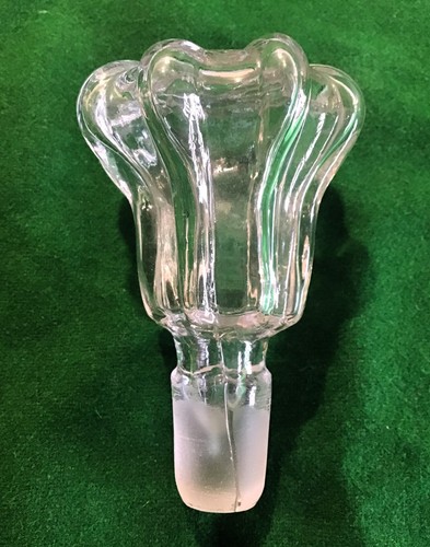 Antique french glass hollow - french,