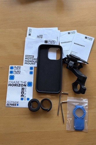 Quad lock motorbike phone - motorbike,