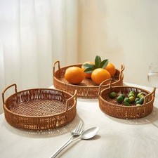 Plastic Round Rattan Storage