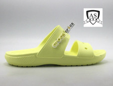 Crocs Classic Slide Sandal Men's/ Women's Lime Yellow Beach Water shoes  New