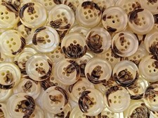 20 X 19mm Cream Ivory Brown