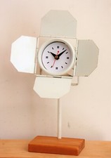 NEW 35cm Spot Light Mantel Clock - Vintage Upcycled Retro Desk Clock Unique Gift
