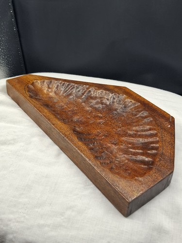 Wooden handcarved dish chop - wooden,