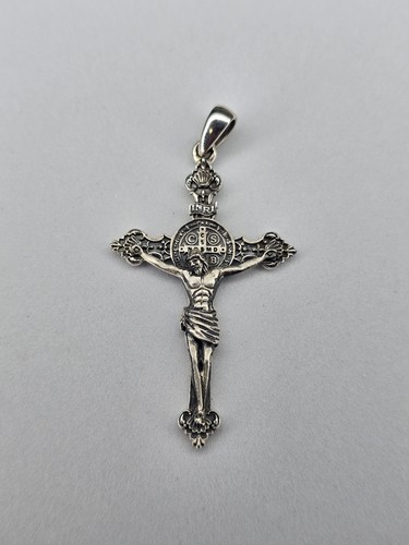 Saint benedict cross 925 - saint,