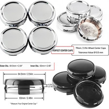 Wheel Center Hub Caps 4PCS