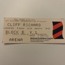 Cliff Richard  Ticket 1990