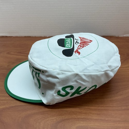Vintage 80s white green skoal - vintage,
