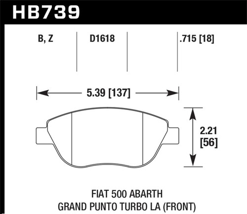 Fits hawk 2013 fiat - hawk, abarth